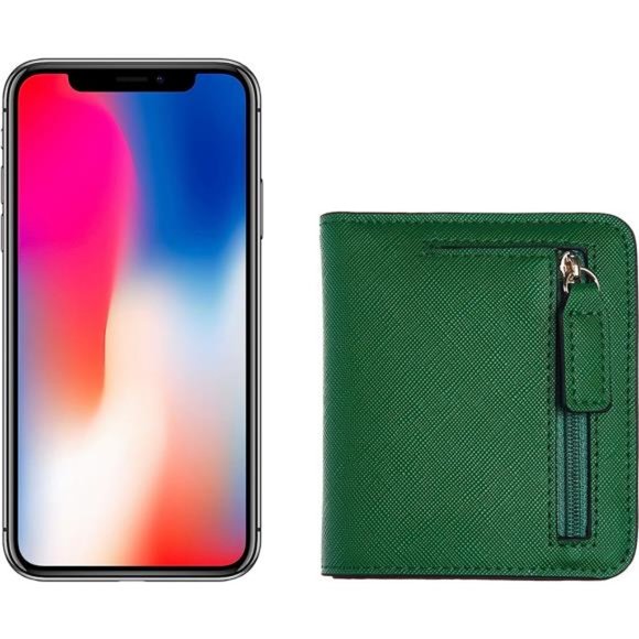 Womens Rfid Blocking Small Compact Bifold Luxury Genuine Leather Pocket Wallet - Picture 6 of 6